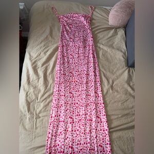 Amazon Pink Sequin Slip Dress for Wedding Guest